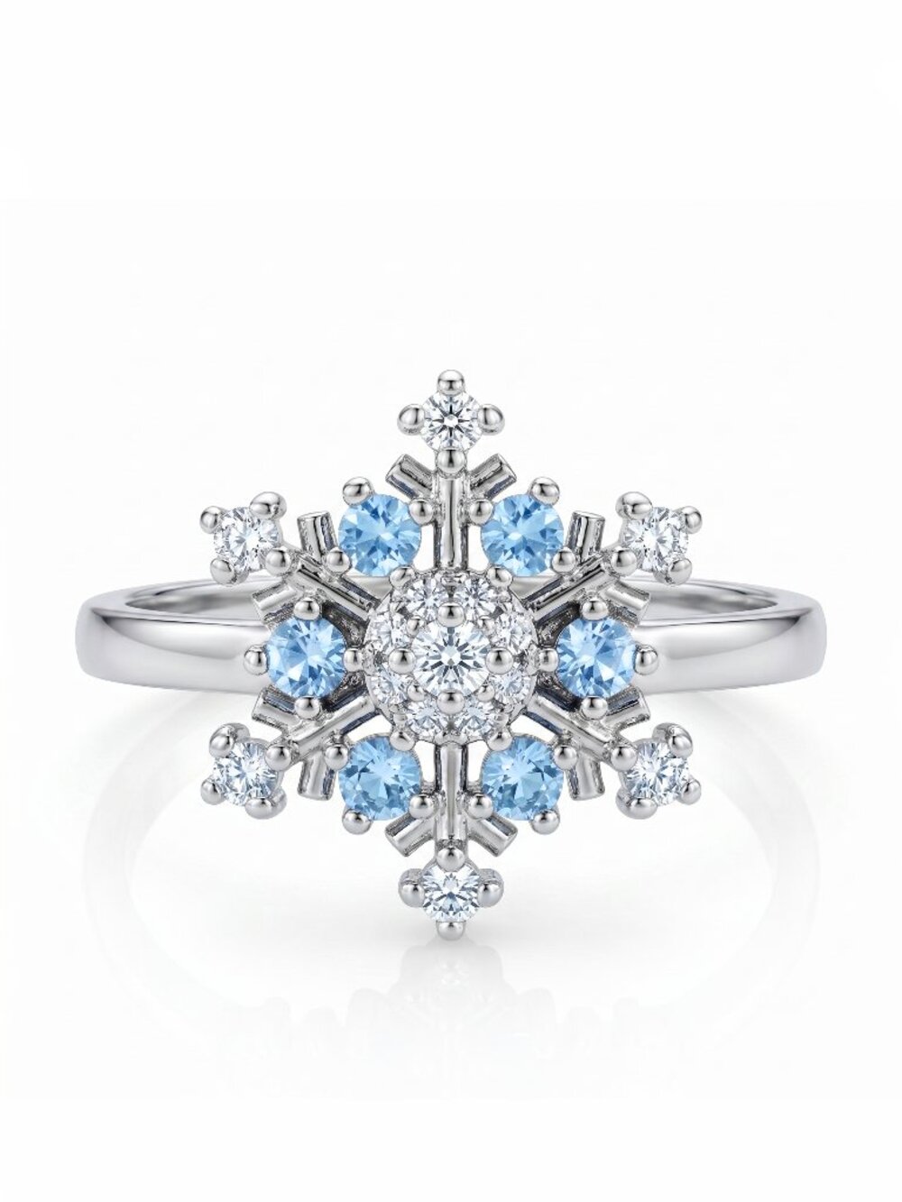 ULTRA RARE Snowflake 2018 Ring, 925 Sterling Silver Charmed Aroma
